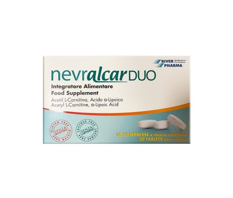 RIVER PHARMA Nevralcar DUO nervous system health supplement 60 tablets 