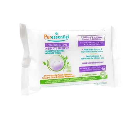 Puressentiel Hygiène Intime Lingettes Intimes 25uds