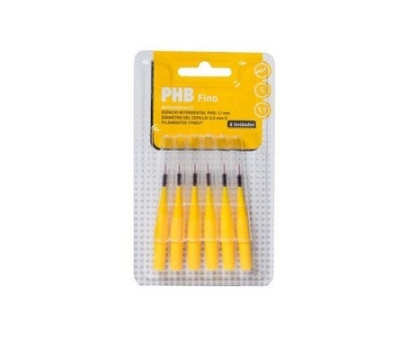 PHB cepillo interdental fino 6uds