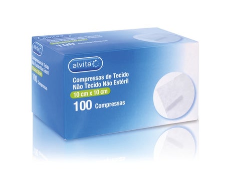Alvita Compresas No Esterilizadas 10x10cm 100uds