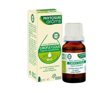 Phytosun Aroms - Aceite esencial Clavo de uñas Orgánico 5 ml