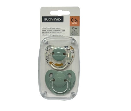Suavinex Chupete Anatómico Látex 0-6m