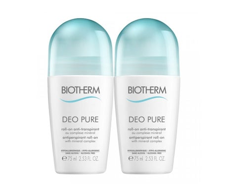 Biotherm Desodorante Pure Roll On 2x75ml