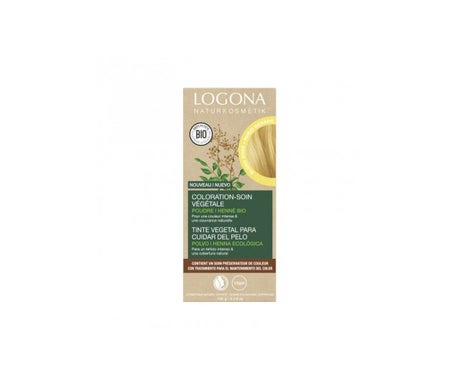 Comprar en oferta Logona Caring Herbal hair Dye Powder Organic Henna gold blonde (100g)