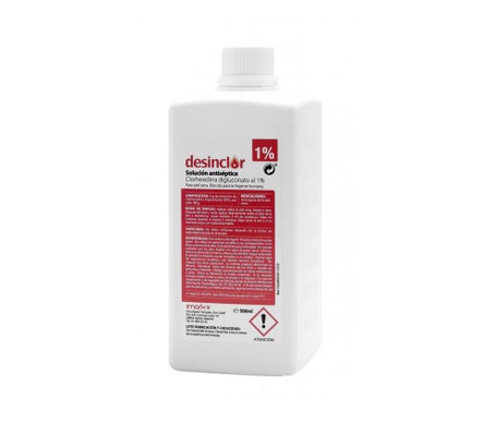 Desinclor Clorhexidina Solución Antiseptica 1% 500ml