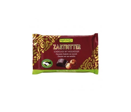Rapunzel Snack Chocolate Negro con Avellanas 100g