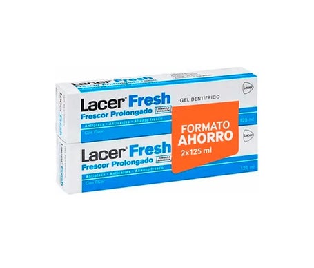 Lacer LacerFresh Frescor Prolongado Gel Dentífrico 2x125ml