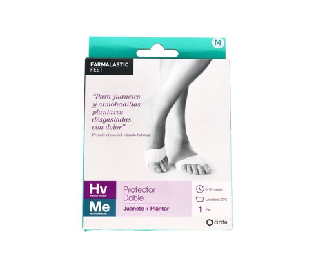 Farmalastic podo almohadilla doble protección talla m 2uds