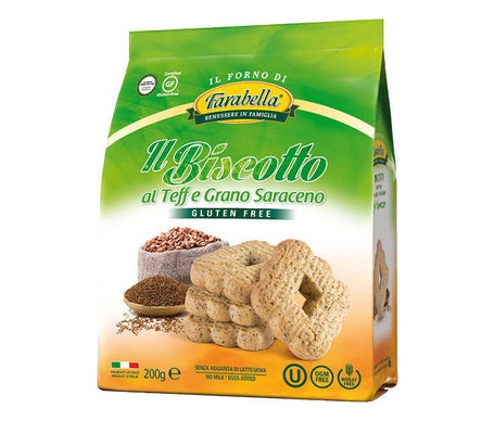 Farabella Galleta con Teff y Trigo Sarraceno Bio 200g