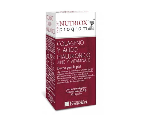 Nutriox Program Colágeno + Ácido Hialurónico 30 caps