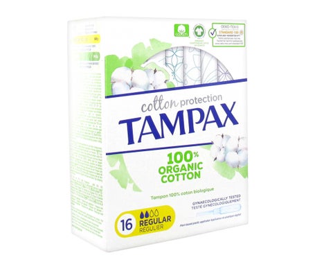 Tampax Bio Tampon de Algodon Regular 16uds