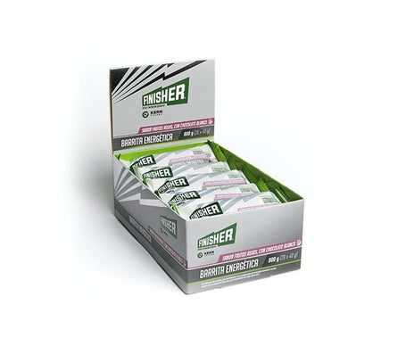 Finisher Barritas Energéticas Chocolate Blanco y Frutos Rojos 20uds