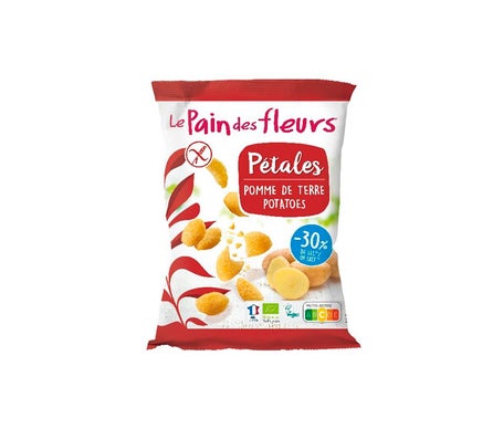 Le Pain des Fleurs Chips de Petalos de Patata Sin Gluten Bio 75g