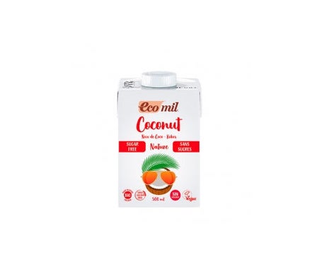 Ecomil Leche de coco sin azúcares Bio 500ml