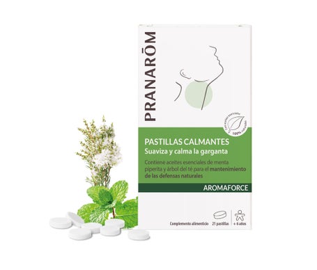 Pranarôm Aromaforce Pastillas Calmantes Garganta 21uds