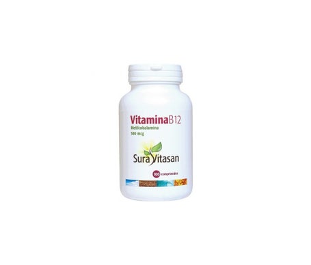 Sura Vitasan Complemento Alimenticio Vitamina B12 500Mcg 100 Caps