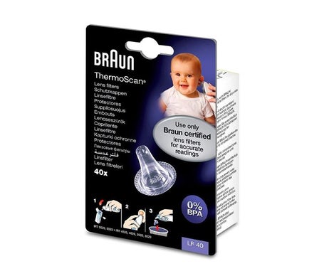 Braun Thermoscan boquillas de recambio 40uds
