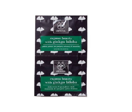 Apivita Express Beauty mascarilla ojeras ginkgo biloba 2udsx2ml