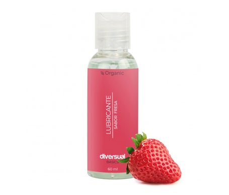 Diversual Lubricante Orgánico Fresa 60ml