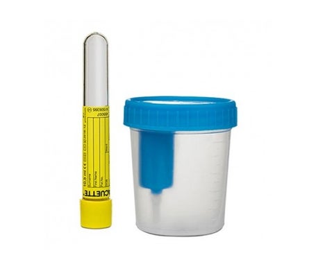 Aposan Envase Recogida Orina Sistema Vacio Con Tubo 100ml