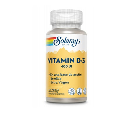 Solaray Vitamina D3 400Ui 120caps