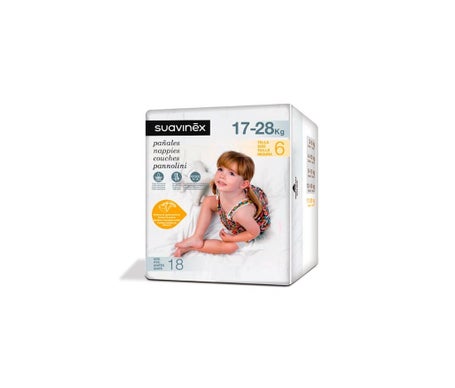 Suavinex Pañales T-6 17-28kg 18uds