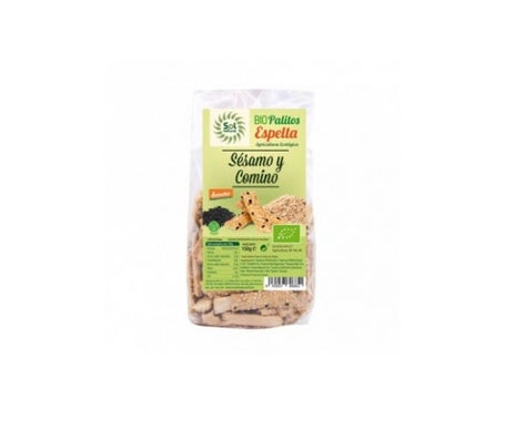 Solnatural Palitos Espelta Sésamo Comino 150g