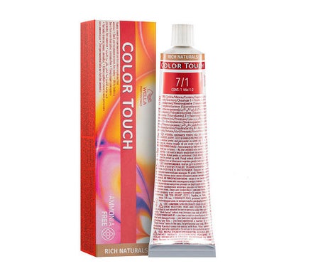 Wella Color Touch Rich Natural Ammonia Free Tinte 7/1 60ml
