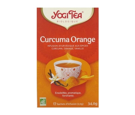 Yogi Tea Turmeric Orange Organic 17uds