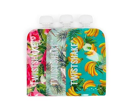 TwistShake Bolsitas Reutilizables Alimentos 3x220ml