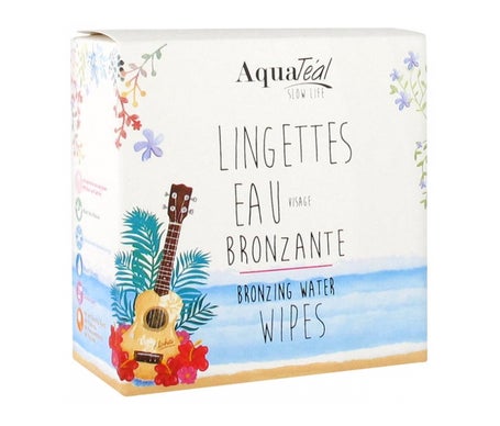 Toallitas de agua para el bronceado Aquateal 8 unidades