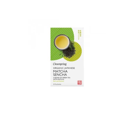 Clearspring Té Sencha Matcha Verde Bio 20uds