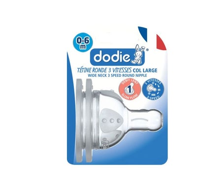 Dodie Initiation+ Tetinas Flujo Lento 2uds