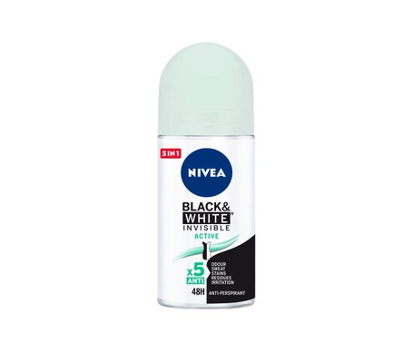 Nivea Men Desodorante Black & White Active Roll On 50ml