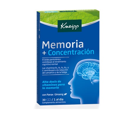 Kneipp Memoria y Concentración 30caps