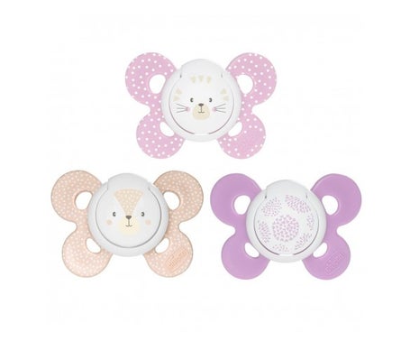 Chicco Chupete Silicona Physio Comfort Ni?a 6-16 M 2 U