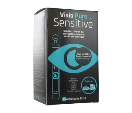 Visio Pure Sensitive Solución Lentillas 15x10ml