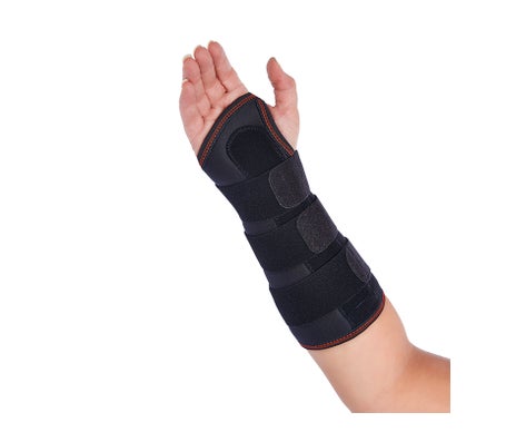 Orliman Muñequera Férula Palmar S/Pulgar Izquierda Negro Mf-52 Talla 1 1ud