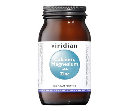 Viridian Calcio Magnesio Zinc con Vitamina C Polvo 100g