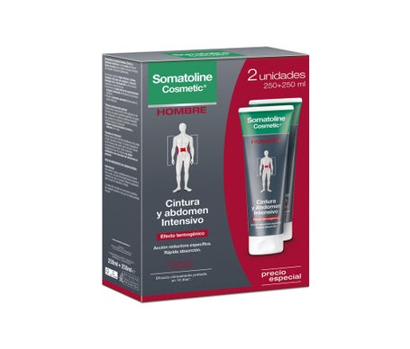 Somatoline Hombre Cintura y Abdomen Intensivo 2x250ml
