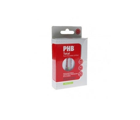 PHB® Pack Recambio Pasta Dental Viaje 3x15ml