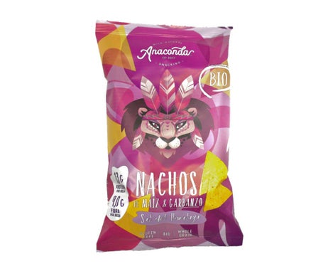 Anaconda Nachos de Maíz y Garbanzo Bio 125g | Natural Doctor