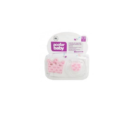 Acofarbaby Chupete Látex Rosa 6-12M 1ud