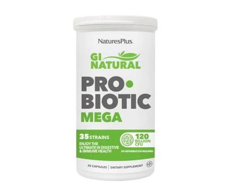 NaturesPlus GI Natural Probiotic Mega 30caps