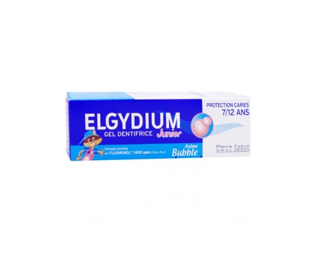 Elgydium Gel Dentifrice Junior 7 A 12ans Bubble 50ml Promofarma