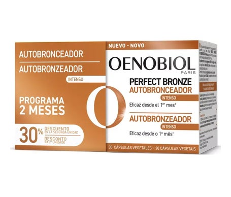 Oenobiol Perfect Bronze Autobronceador Intenso 2x30caps