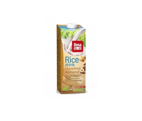 Lima Leche Arroz Avellana Almendras Bio 1L