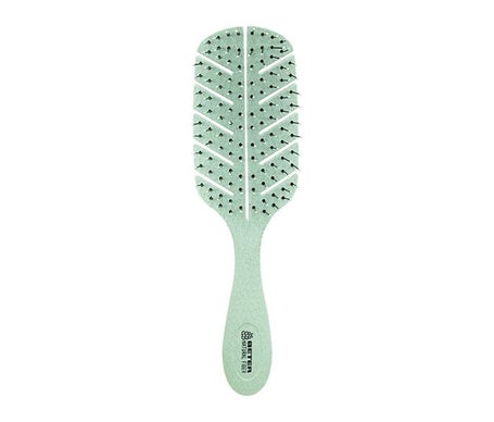 Beter Detangling Natural Fiber Cepillo Verde 1ud