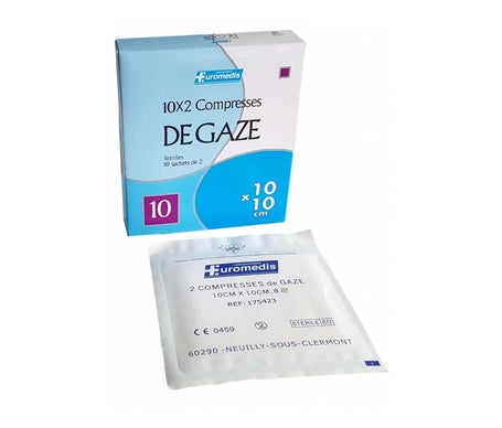 Euromedis gasa Compresa Estéril 10 X10 20 uds