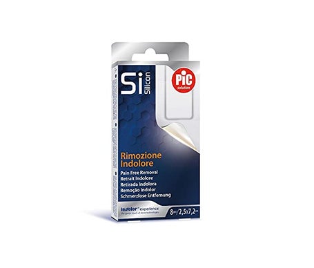 Pic Solution Aposito Adhesivo Silicona 2,5x7,2 8uds